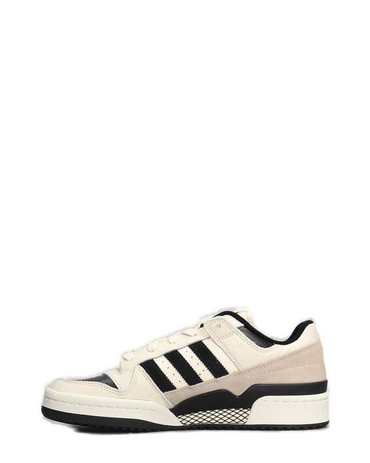 Adidas White Forum Low-top Cl Sneakers for men