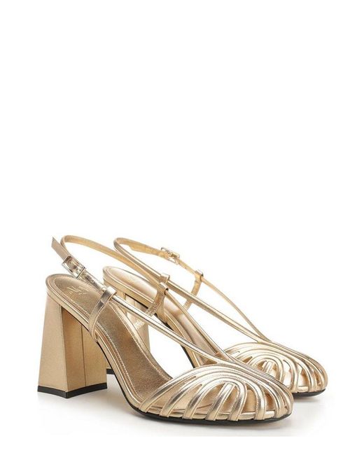 ALEVI Natural Alevi' Milano Marta Cage Heel Sandal
