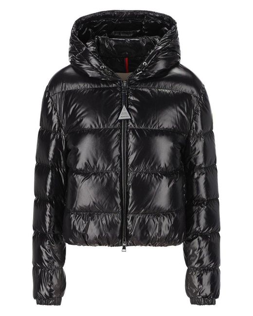 MONCLER Logo Patch Hooded Nylon Jacket