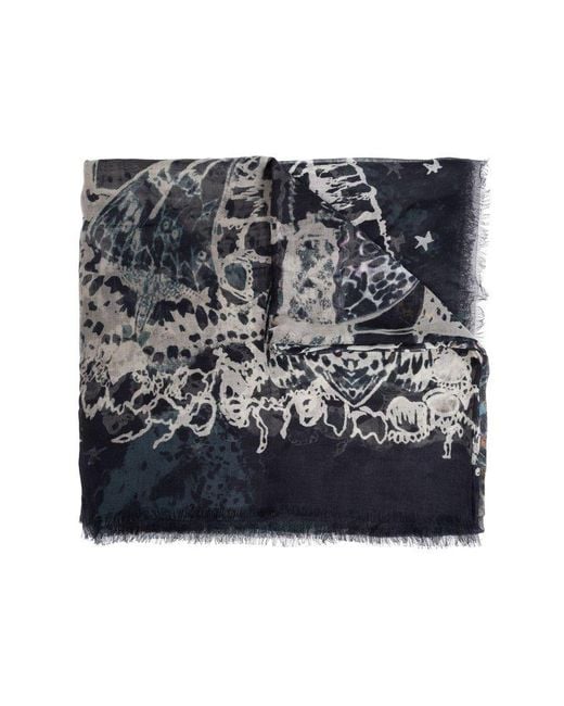 Zadig & Voltaire Black Scarf 'Kerry'