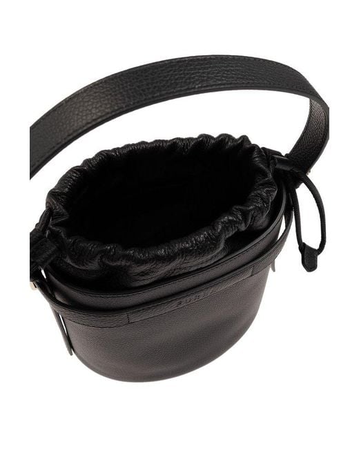 Furla Black 'giove Mini' Bucket Bag,