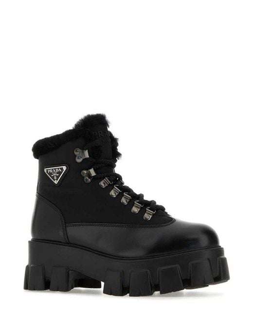 Prada biker sales boots