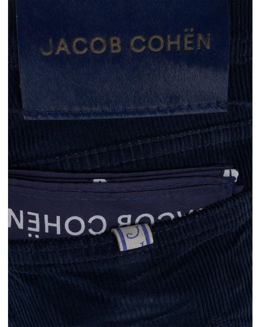Jacob Cohen Blue Logo-patch Straight-leg Jeans for men
