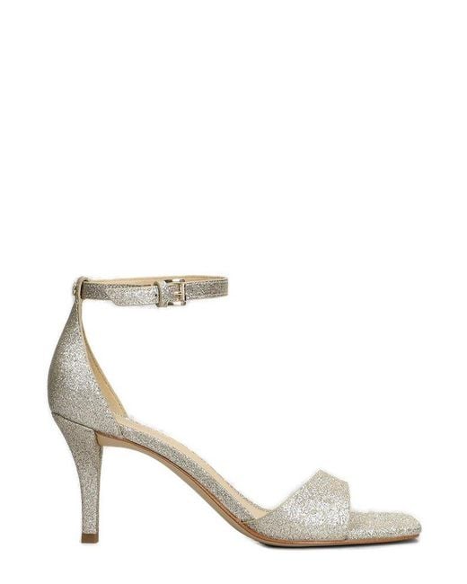 MICHAEL Michael Kors Metallic Glitter Buckle-Fastened Sandals
