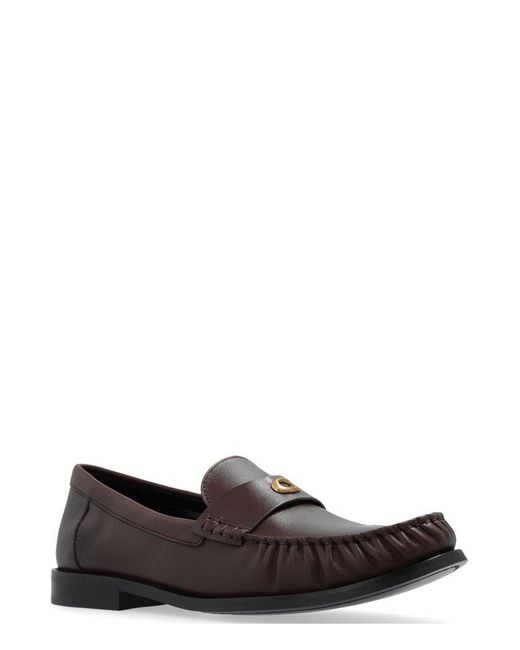 COACH Brown ‘Jolene’ Loafers Shoes