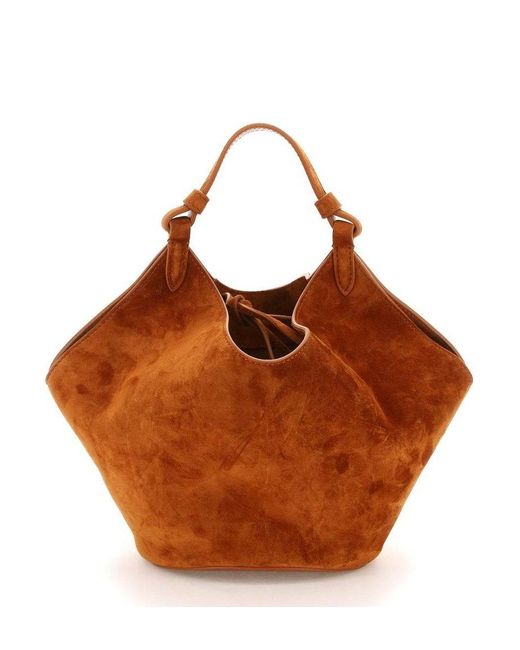 khaite lotus tote