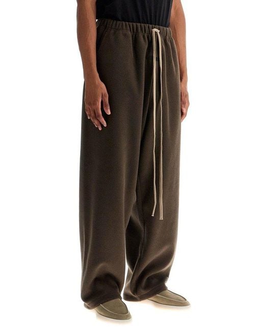 Fear Of God Brown Brushed Relaxed Pants for men