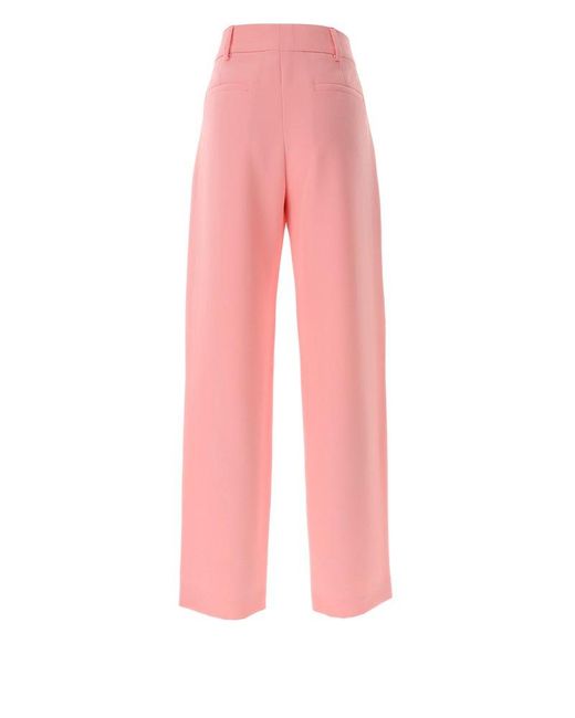 Moschino Pink Jeans Wide-leg Tailored Trousers