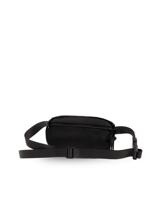 Vetements Black Logo Embellished Belt Bag for men