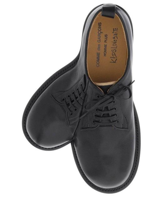Comme des Garçons Black Double Tip Lace-up Derby Shoes for men