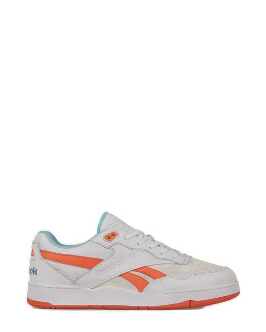 Reebok White Bb 4000 Ii Low-Top Sneakers for men