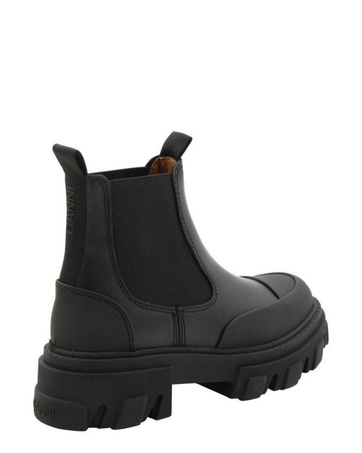 ganni chelsea boots low