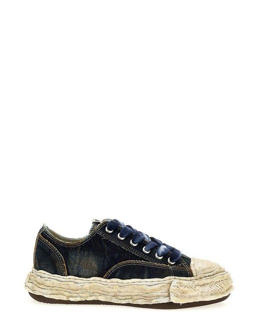 Maison Mihara Yasuhiro Black Peterson Round Toe Sneakers for men