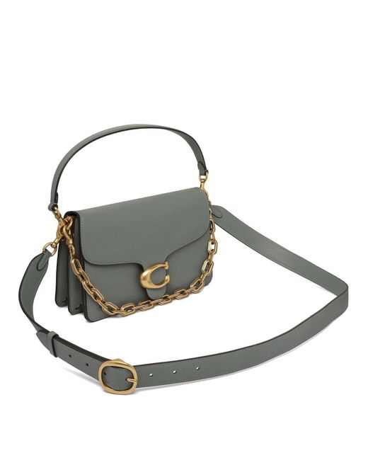 COACH Green Tabby Fold-Top Shoulder Bag