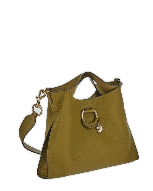 See By Chloé Green Joan Small Top Handle Bag