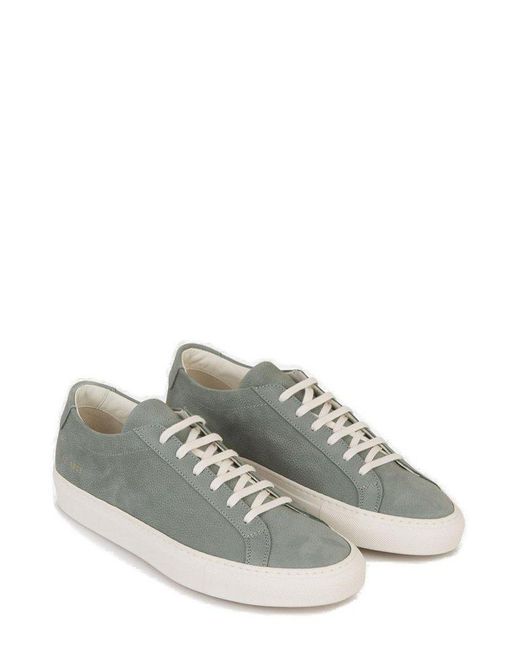 Common Projects Green Achilles Lace-up Sneakers for men