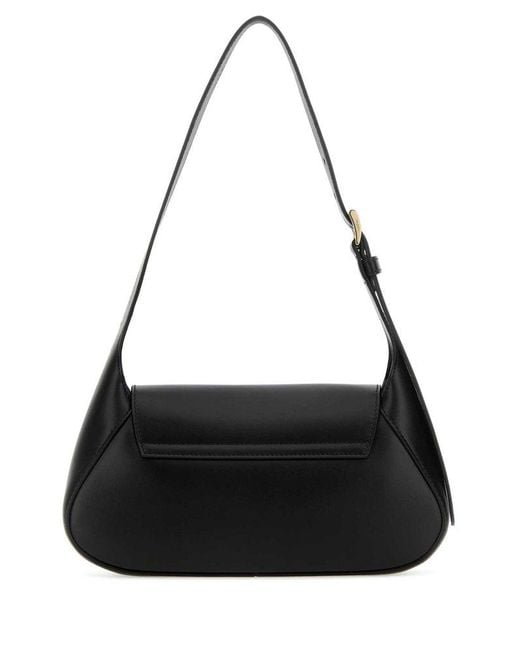 Prada Black Leather Small Shoulder Bag