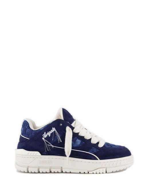 Axel Arigato Blue Area Lo Woven Sneakers