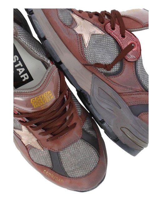 Golden Goose Deluxe Brand Brown Running Dad Sneakers