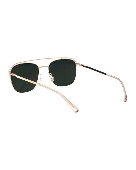 Mykita Black Nor Navigator Frame Sunglasses