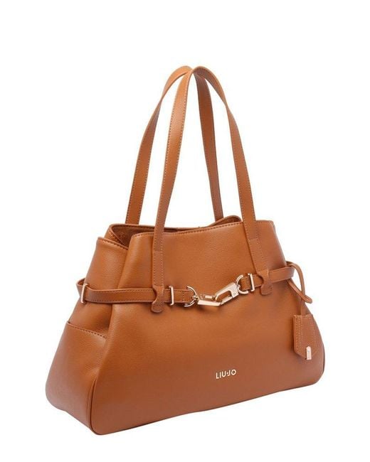 Liu Jo Brown Better Shopping Tote Bag
