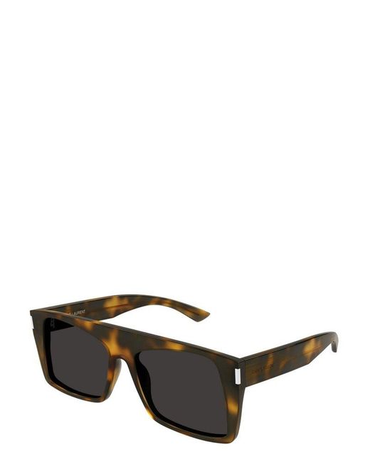 Saint Laurent Black Square Frame Sunglasses