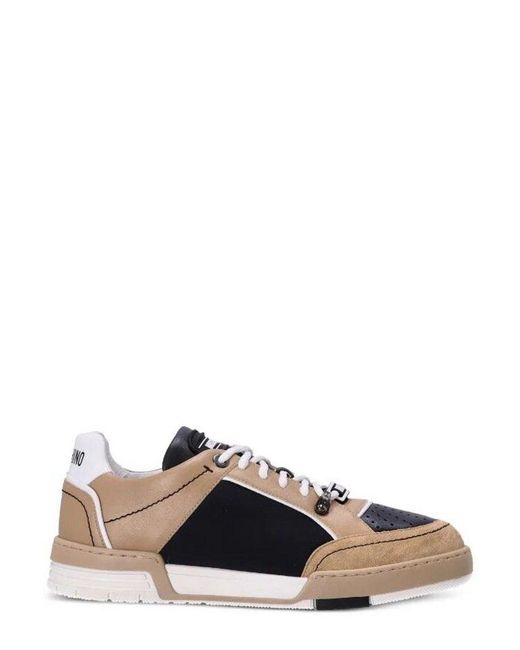 Moschino Multicolor Panelled Low-top Sneakers for men