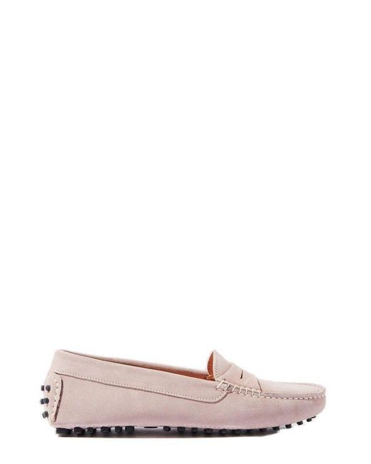 Scarosso Pink Ashley Slip-on Loafers