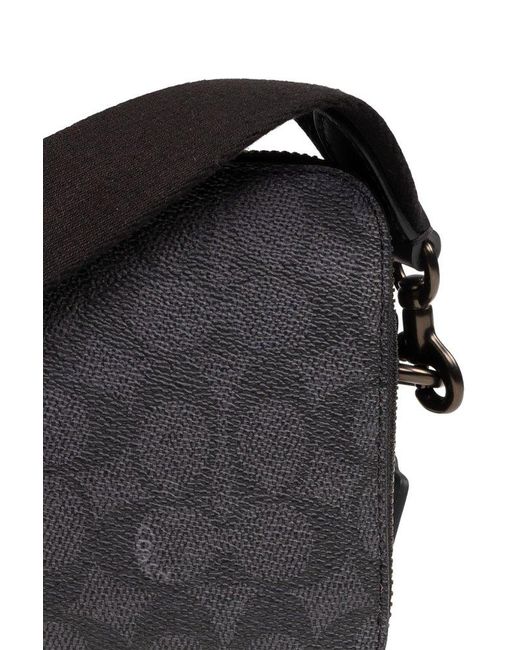 COACH Black Shoulder Bag, for men
