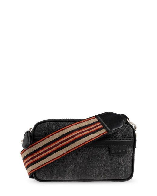 Etro Black Mini Camera Case for men