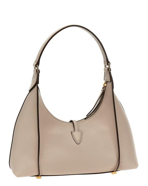 Tod's Gray T Timeless Small Top Handle Bag