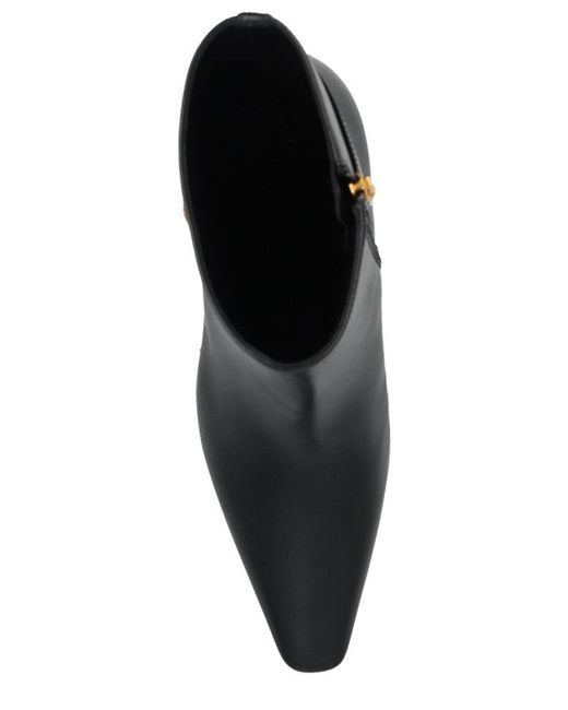Versace Black Medusa '95 Leather Ankle Boots