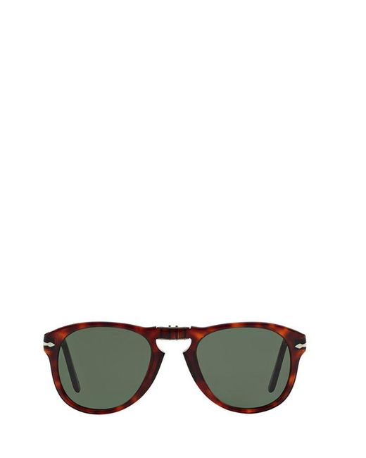 Persol Green Round Frame Sunglasses for men