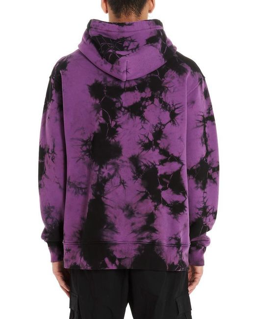 purple tie dye hoodie