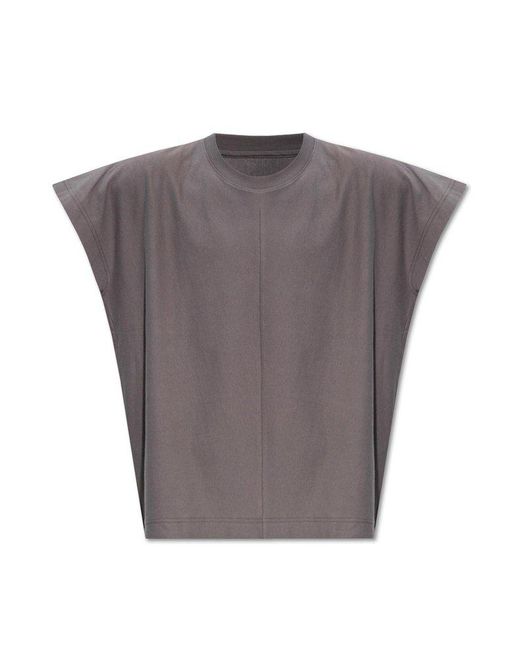 Homme Plissé Issey Miyake Gray Cotton T-shirt, for men
