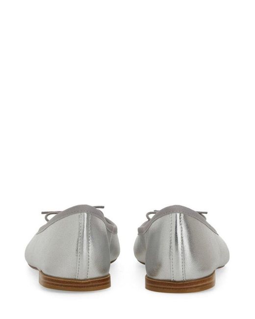 Repetto White Dancer Cendrillon Flats