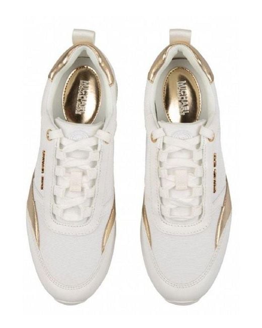 MICHAEL Michael Kors White Allie Stride Low-top Trainers