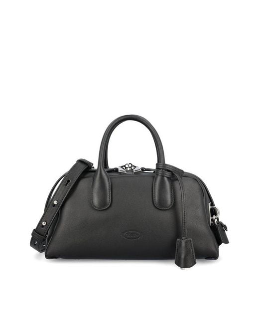 Tod's Black Darsena Small Top Handle Bag