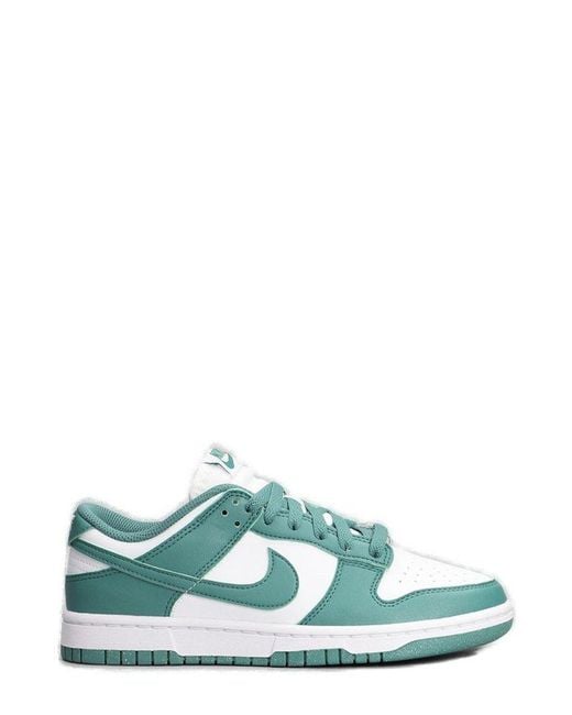 Nike Green Dunk Low Next Nature Lace-Up Sneakers