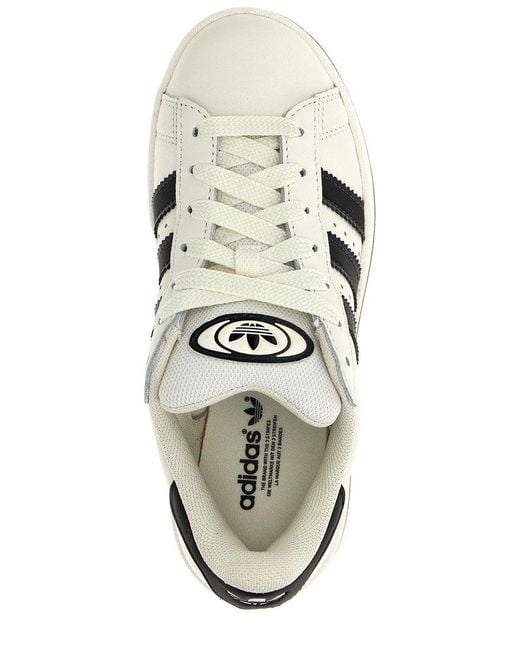 Adidas Originals White Campus 00s Lace-up Sneakers