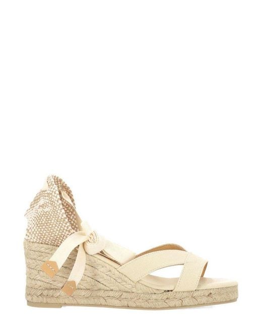 Castaner Natural Espadrille Flats