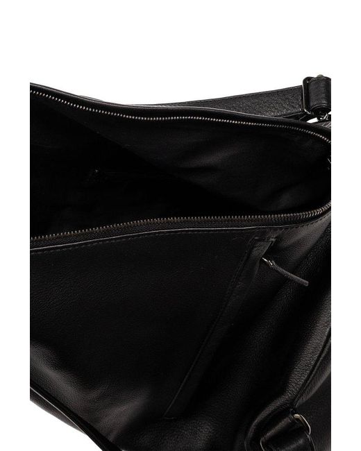 Discord Yohji Yamamoto Black Logo Embossed Zipped Backpack