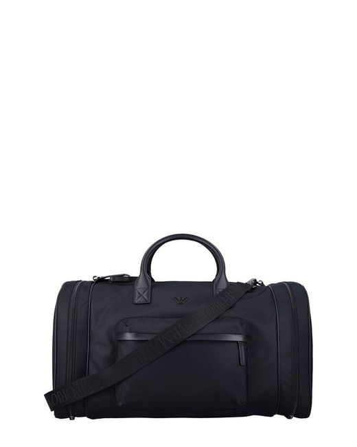 Emporio Armani Blue Asv Large Shopper Bag for men