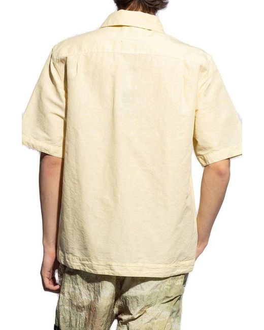 Stone Island Metallic Short Sleeve Shirt, for men