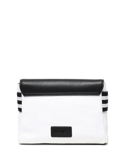 Max Mara Opice Logo Patch Clutch Bag in Black | Lyst