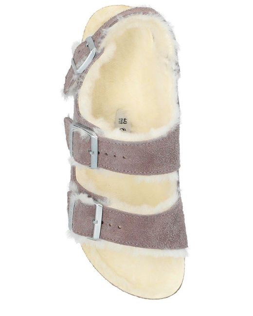 Birkenstock White Classic Cozy Sandals