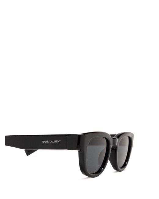 Saint Laurent Gray Sl 675 Black Sunglasses