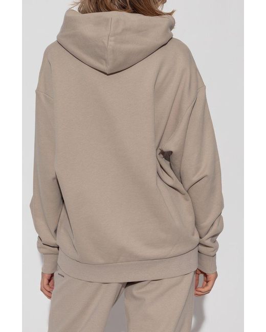 PANGAIA Natural Hoodie With Logo for men