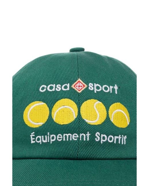 Casablancabrand Green Baseball Cap for men
