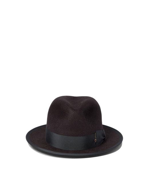 SUPERDUPER Black Ottimo Legacy Classic Fedora for men